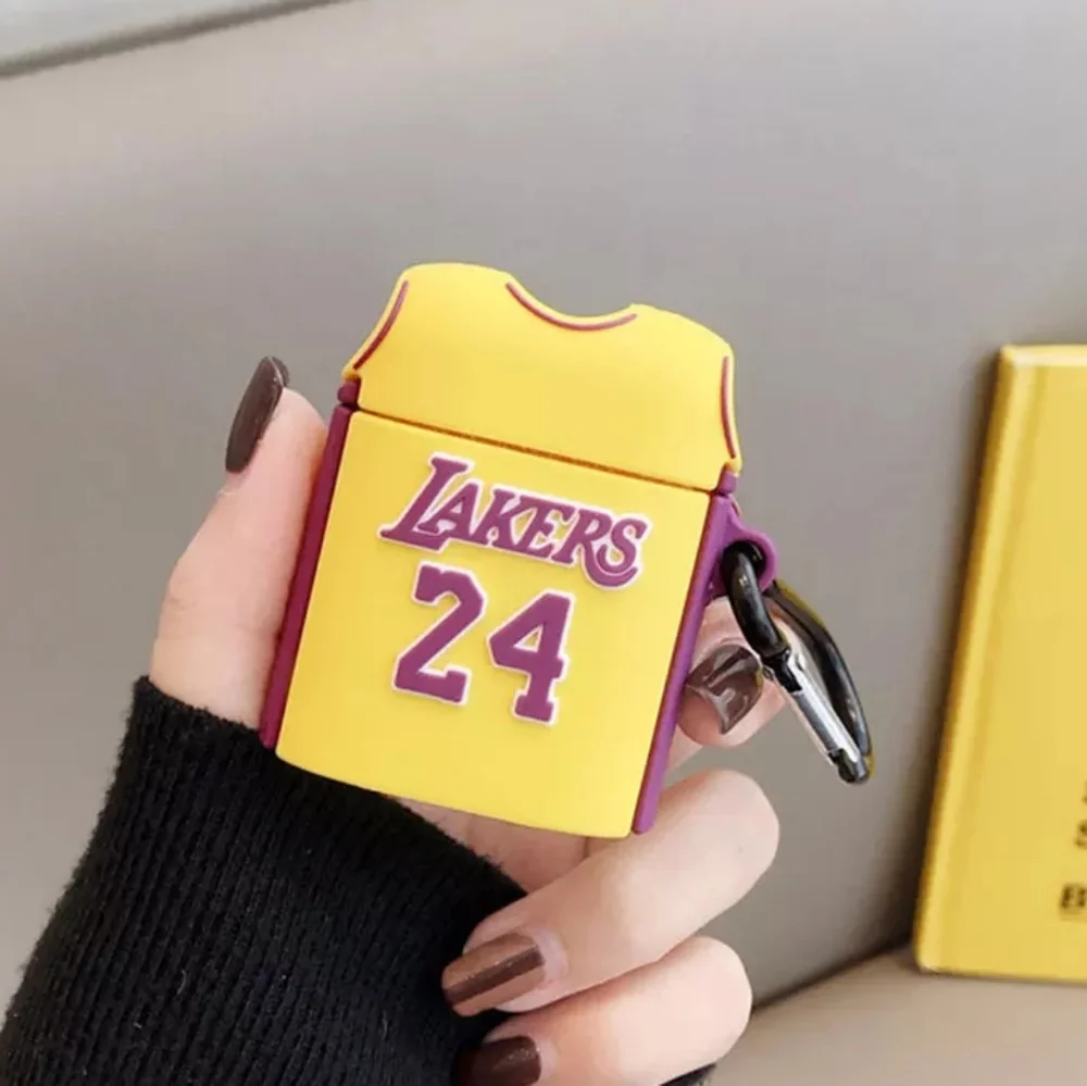 LAKERS Design Yellow Logo Case For Apple Air Pods
